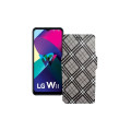 Чохол-книжка з екошкіри для телефону LG W11