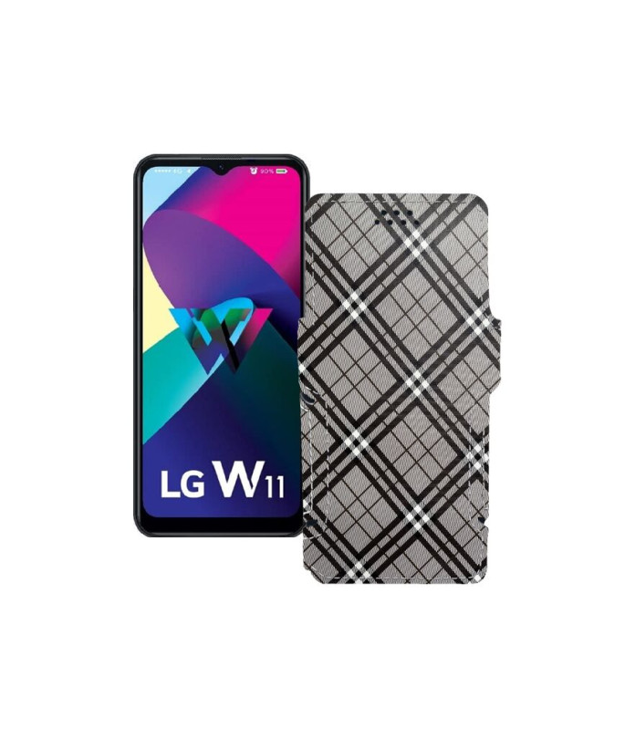 Чохол-книжка з екошкіри для телефону LG W11