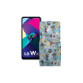 Чохол-флип з екошкіри для телефону LG W11