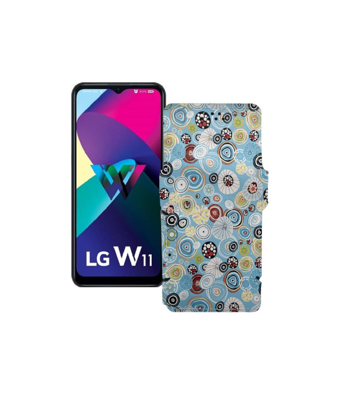 Чохол-книжка з екошкіри для телефону LG W11