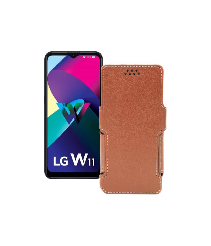 Чохол-книжка з екошкіри для телефону LG W11