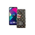 Чохол-флип з екошкіри для телефону LG W11