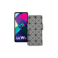 Чохол-книжка з екошкіри для телефону LG W11