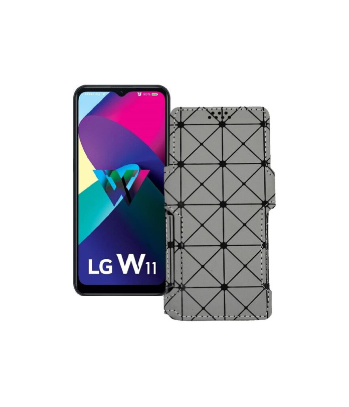 Чохол-книжка з екошкіри для телефону LG W11