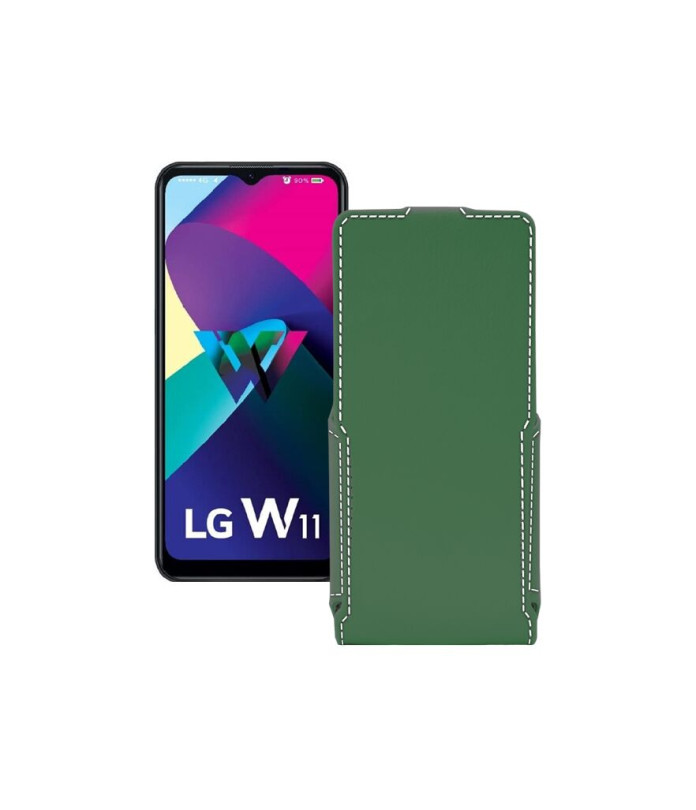 Чохол-флип з екошкіри для телефону LG W11