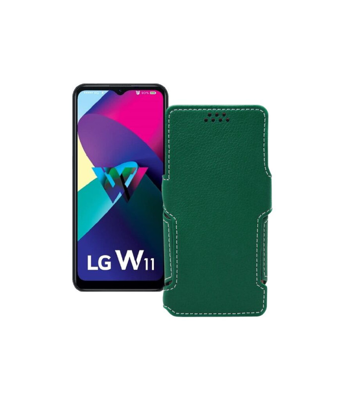 Чохол-книжка з екошкіри для телефону LG W11