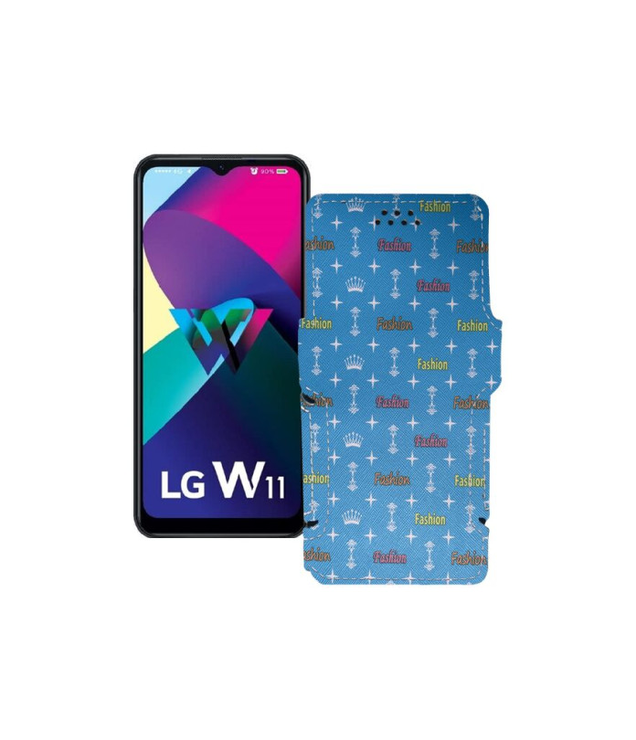 Чохол-книжка з екошкіри для телефону LG W11