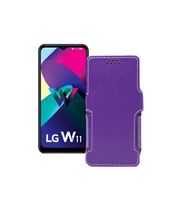 Чохол-книжка з екошкіри для телефону LG W11