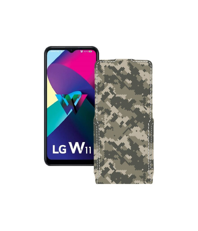 Чохол-флип з екошкіри для телефону LG W11