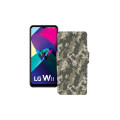 Чохол-книжка з екошкіри для телефону LG W11