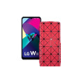 Чохол-флип з екошкіри для телефону LG W11