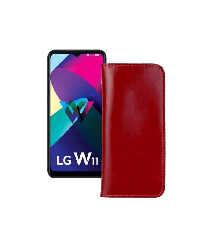 Портмоне з шкіри для телефону LG W11