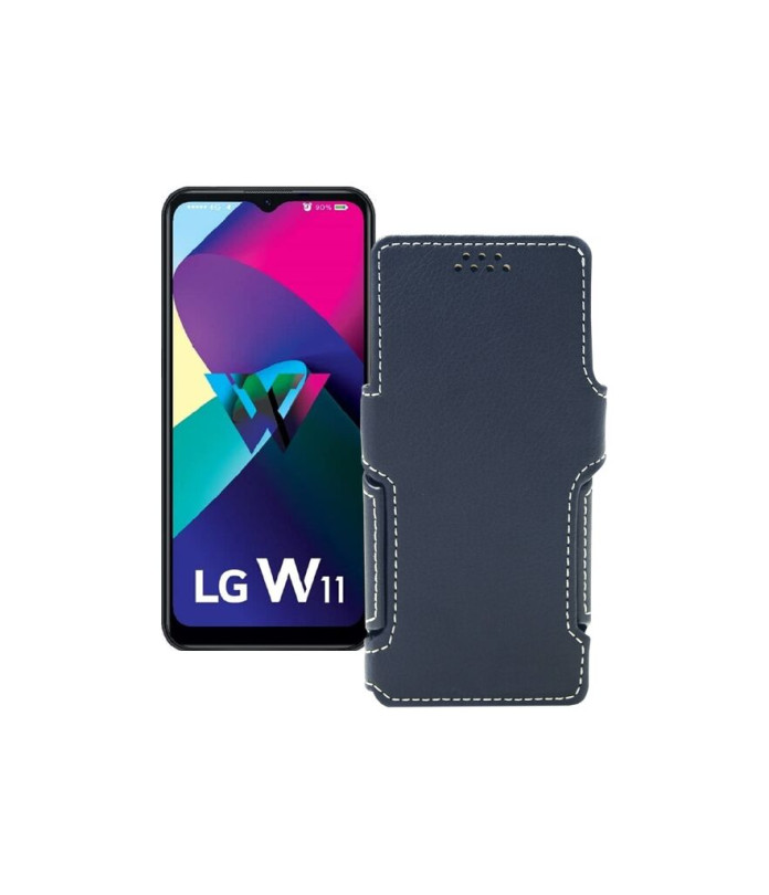 Чохол-книжка з екошкіри для телефону LG W11