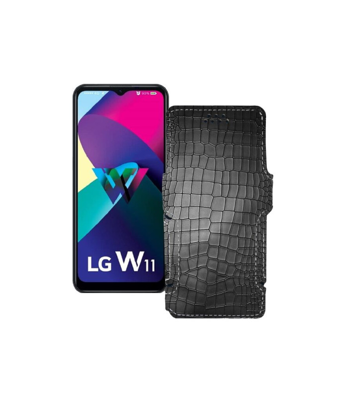 Чохол-книжка з екошкіри для телефону LG W11