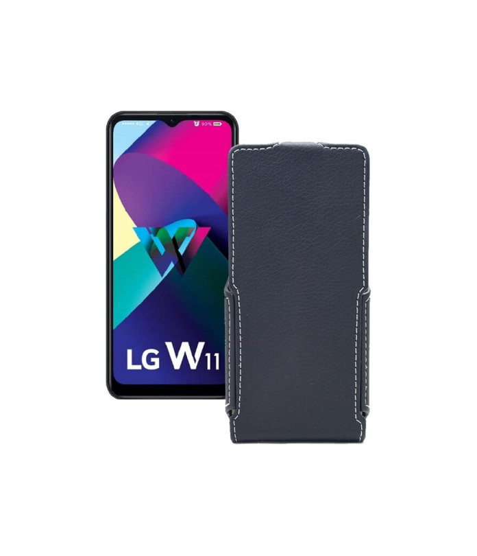 Чохол-флип з екошкіри для телефону LG W11