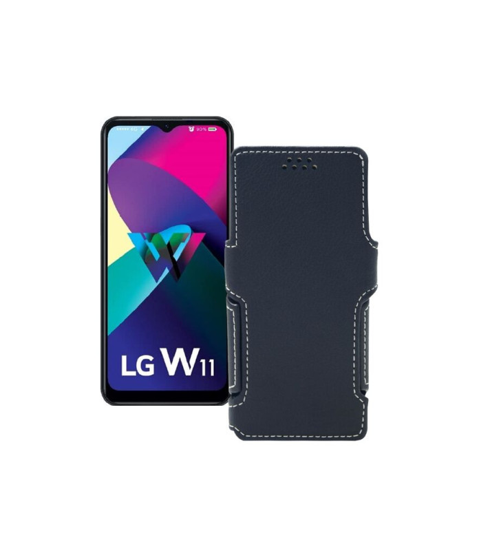 Чохол-книжка з екошкіри для телефону LG W11