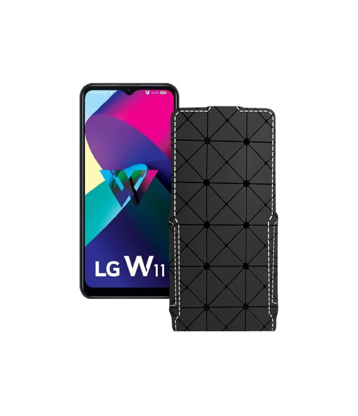 Чохол-флип з екошкіри для телефону LG W11