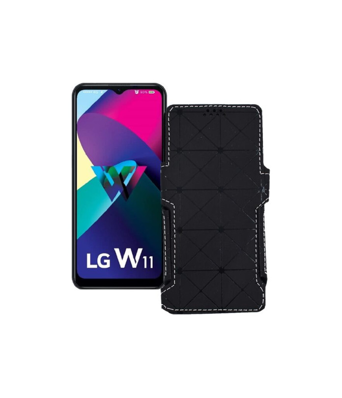 Чохол-книжка з екошкіри для телефону LG W11