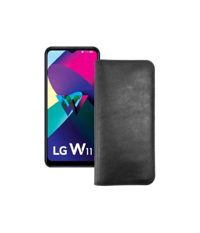 Портмоне з шкіри для телефону LG W11