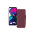 Чохол-книжка з екошкіри для телефону LG W11