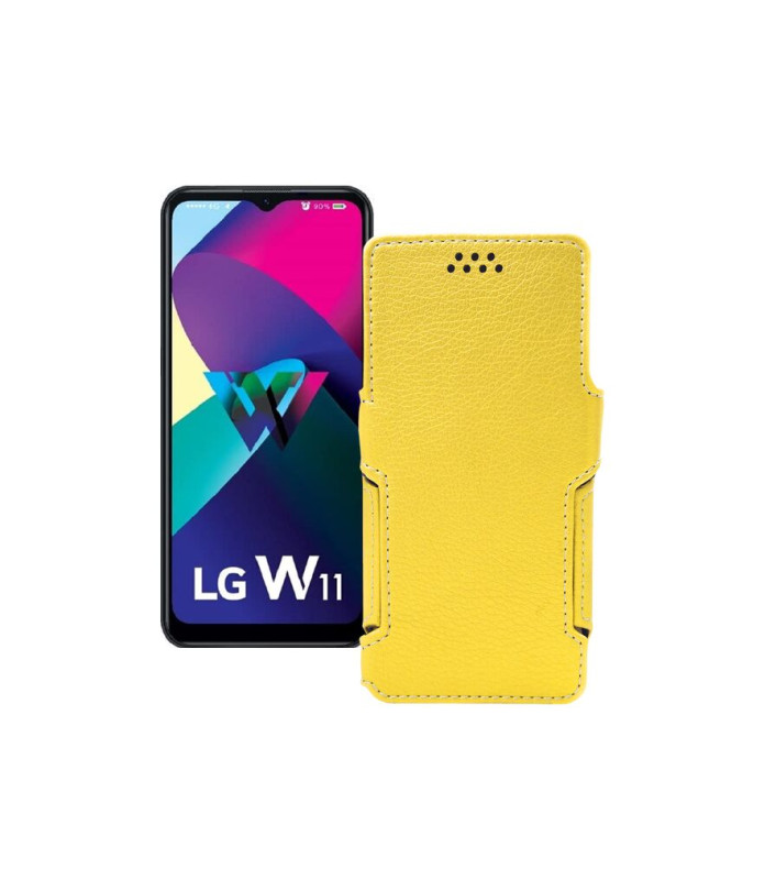 Чохол-книжка з екошкіри для телефону LG W11