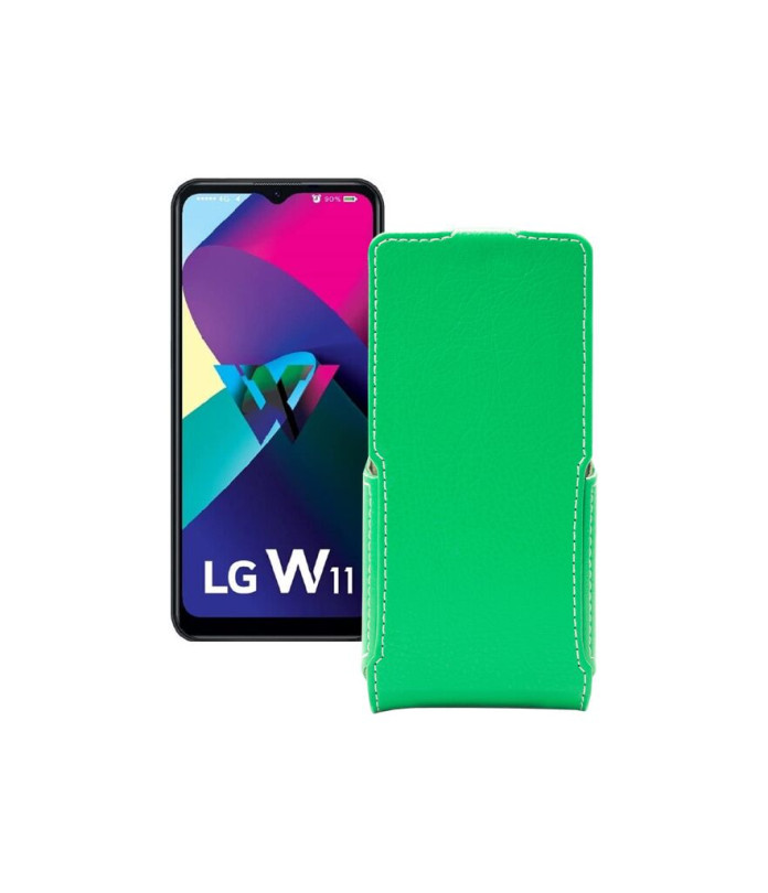 Чохол-флип з екошкіри для телефону LG W11