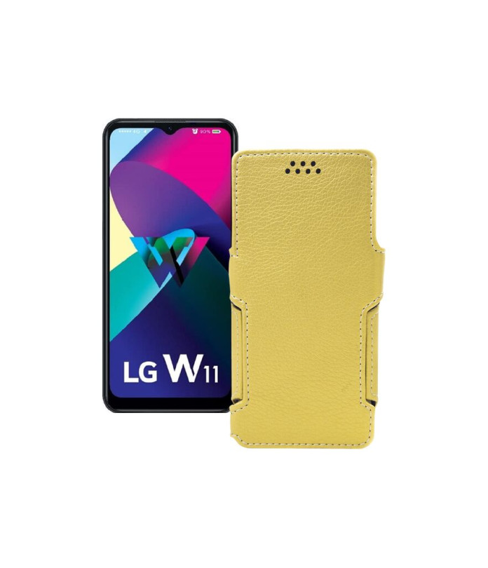 Чохол-книжка з екошкіри для телефону LG W11