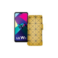 Чохол-книжка з екошкіри для телефону LG W11