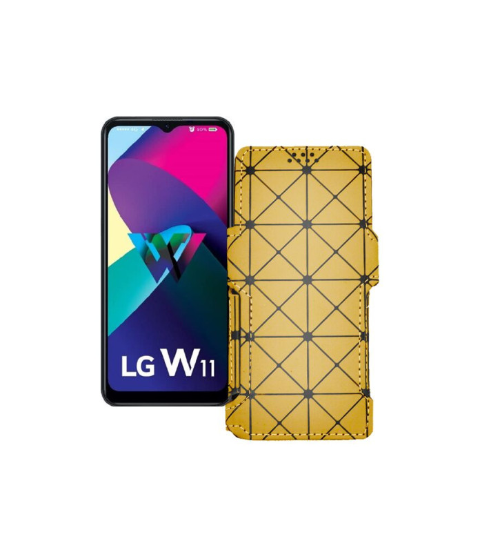 Чохол-книжка з екошкіри для телефону LG W11