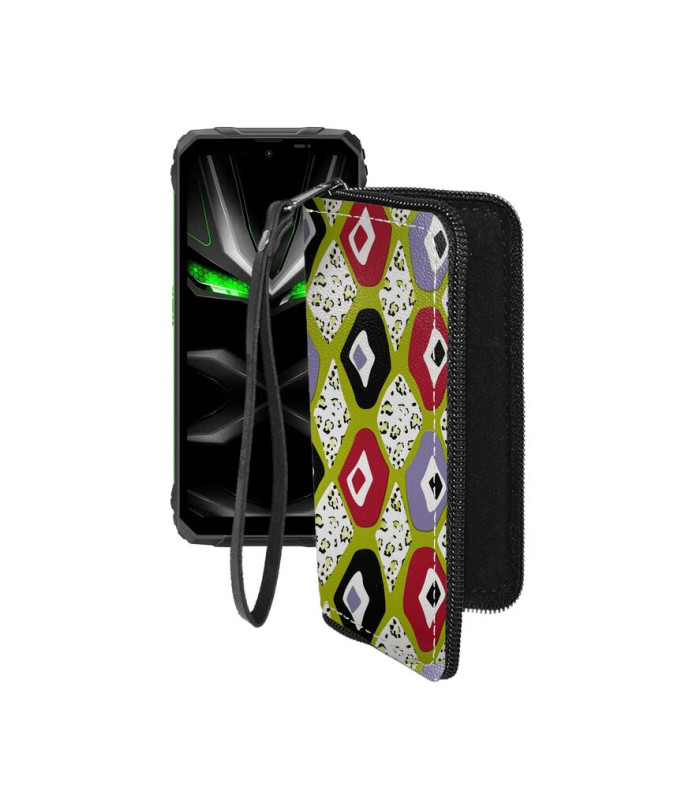 Чохол-гаманець з екошкіри для телефону Blackview Fort 1