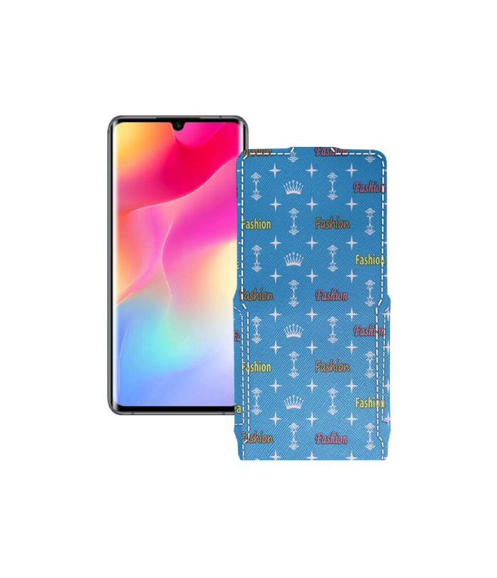 Чохол-флип з екошкіри для телефону Xiaomi Mi Note 10 Lite