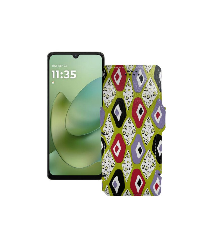 Чохол-книжка з екошкіри для телефону Motorola Moto G06