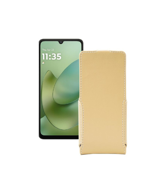 Чохол-флип з екошкіри для телефону Motorola Moto G06