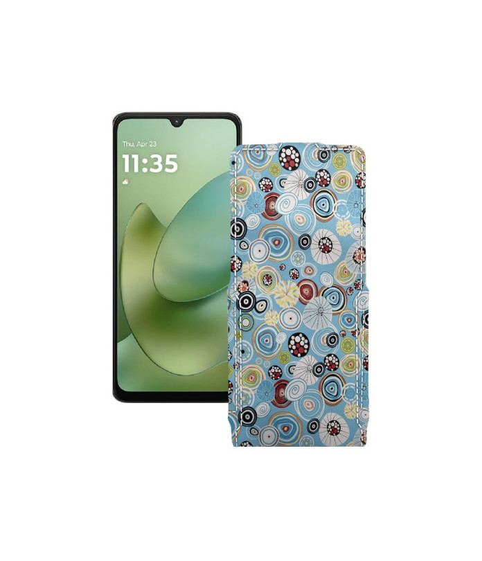 Чохол-флип з екошкіри для телефону Motorola Moto G06