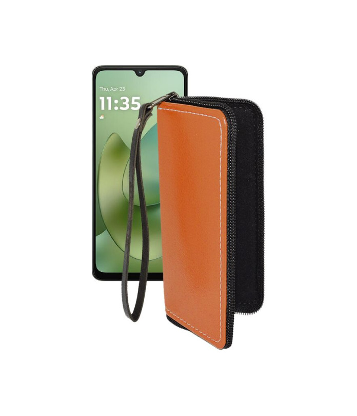 Чохол-гаманець з екошкіри для телефону Motorola Moto G06