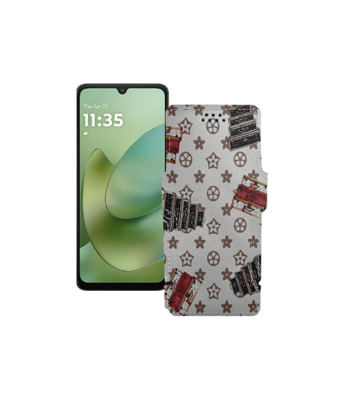 Чохол-книжка з екошкіри для телефону Motorola Moto G06