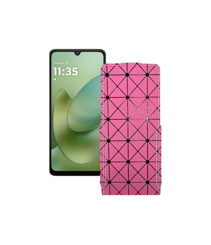 Чохол-флип з екошкіри для телефону Motorola Moto G06