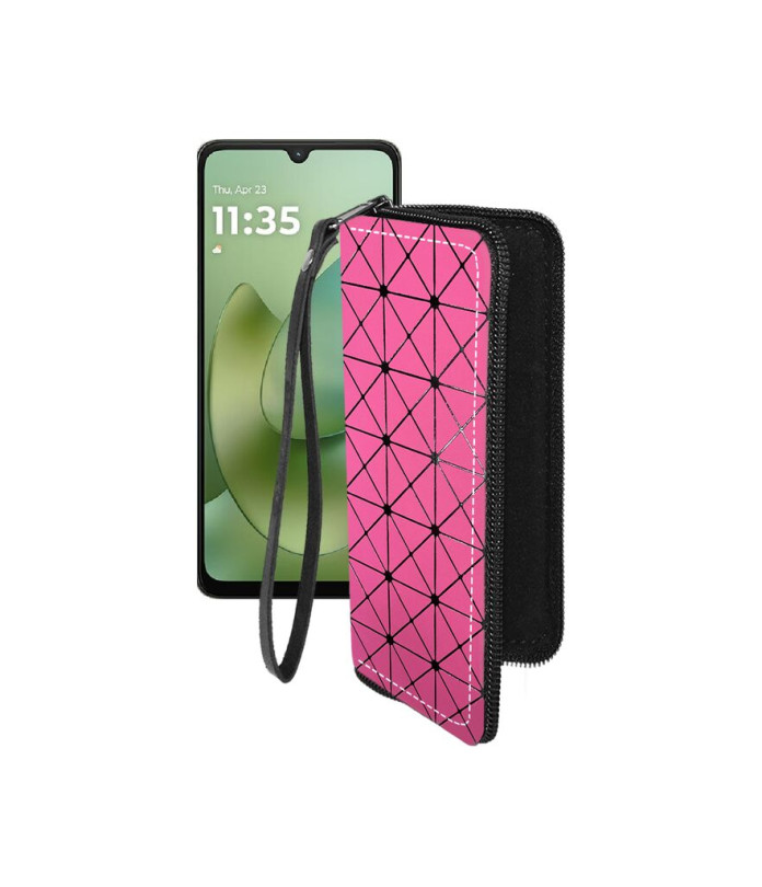 Чохол-гаманець з екошкіри для телефону Motorola Moto G06