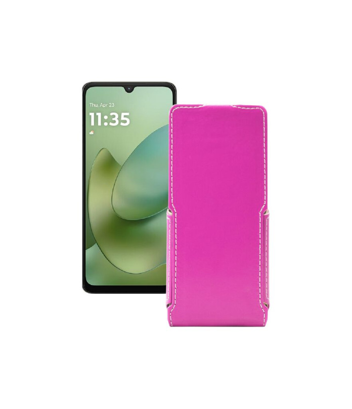 Чохол-флип з екошкіри для телефону Motorola Moto G06