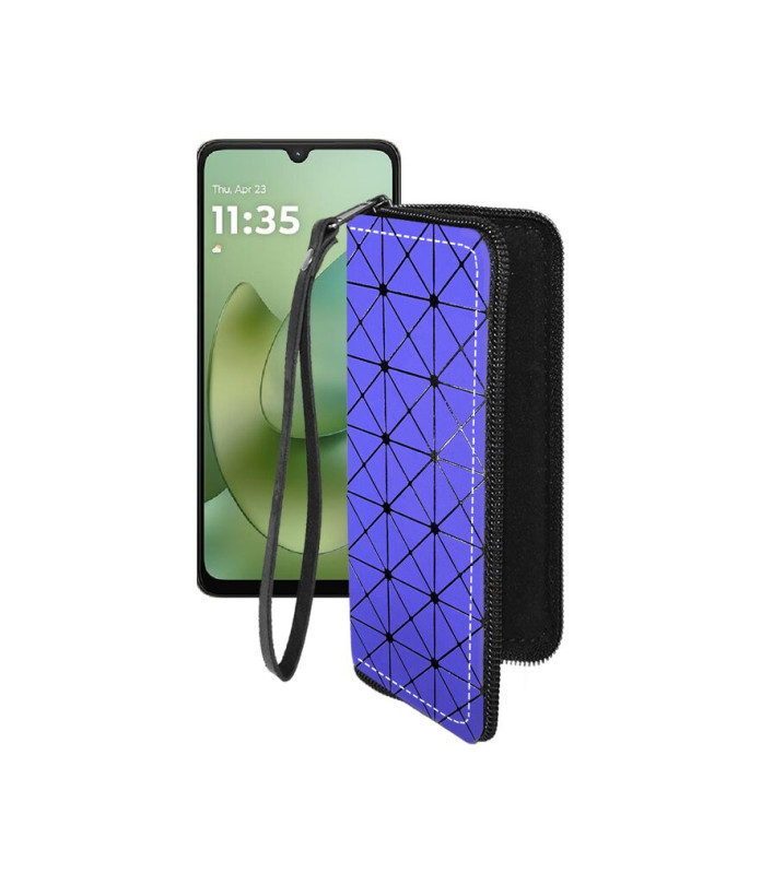 Чохол-гаманець з екошкіри для телефону Motorola Moto G06