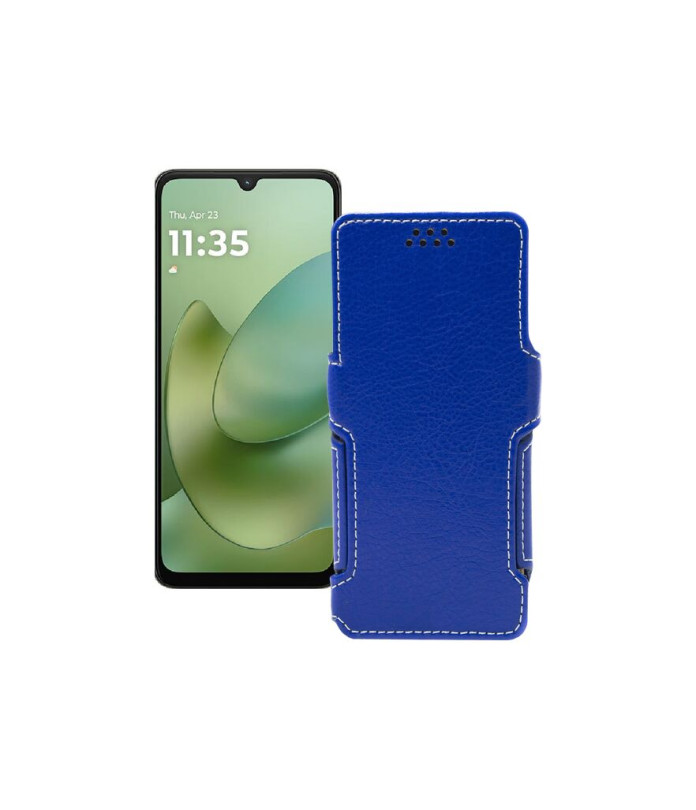 Чохол-книжка з екошкіри для телефону Motorola Moto G06