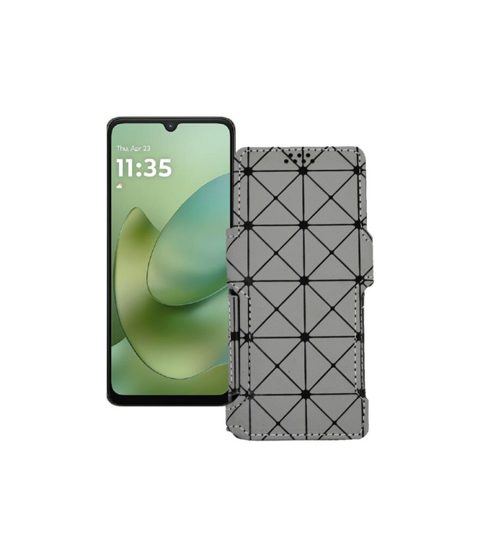 Чохол-книжка з екошкіри для телефону Motorola Moto G06