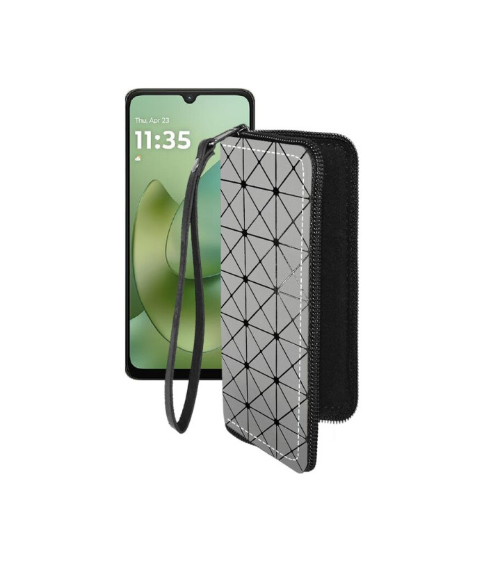 Чохол-гаманець з екошкіри для телефону Motorola Moto G06