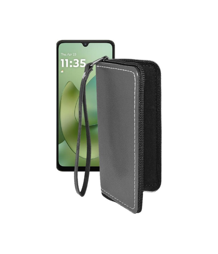 Чохол-гаманець з екошкіри для телефону Motorola Moto G06