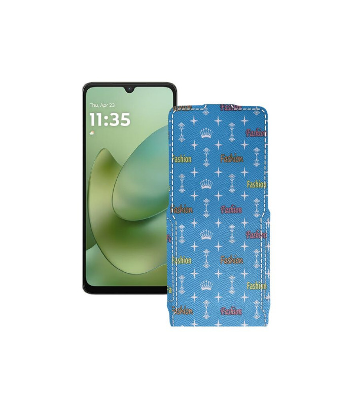 Чохол-флип з екошкіри для телефону Motorola Moto G06