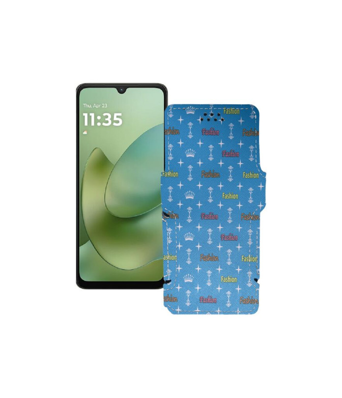 Чохол-книжка з екошкіри для телефону Motorola Moto G06