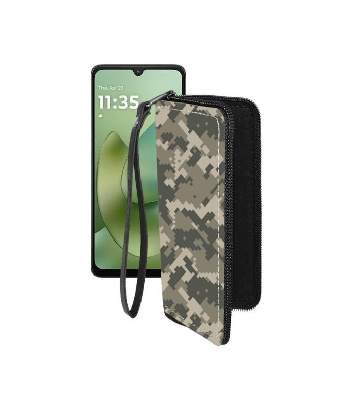 Чохол-гаманець з екошкіри для телефону Motorola Moto G06