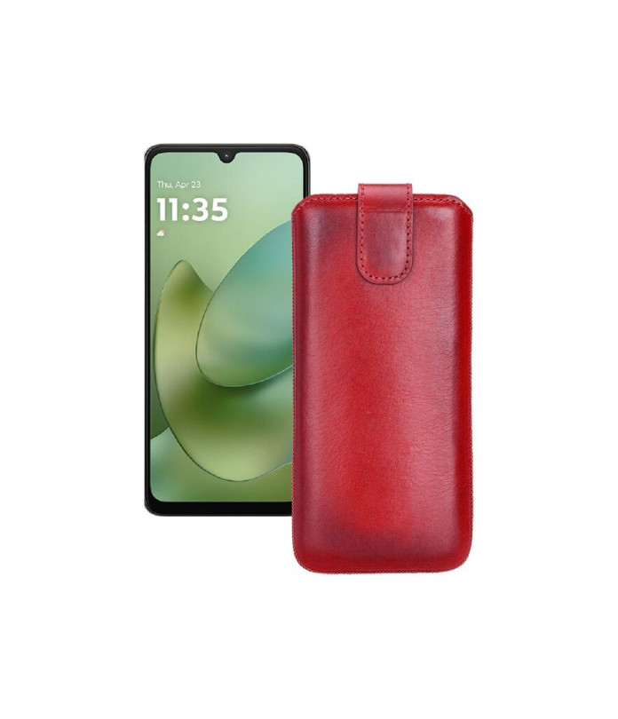 Витяжка зі шкіри для телефону Motorola Moto G06