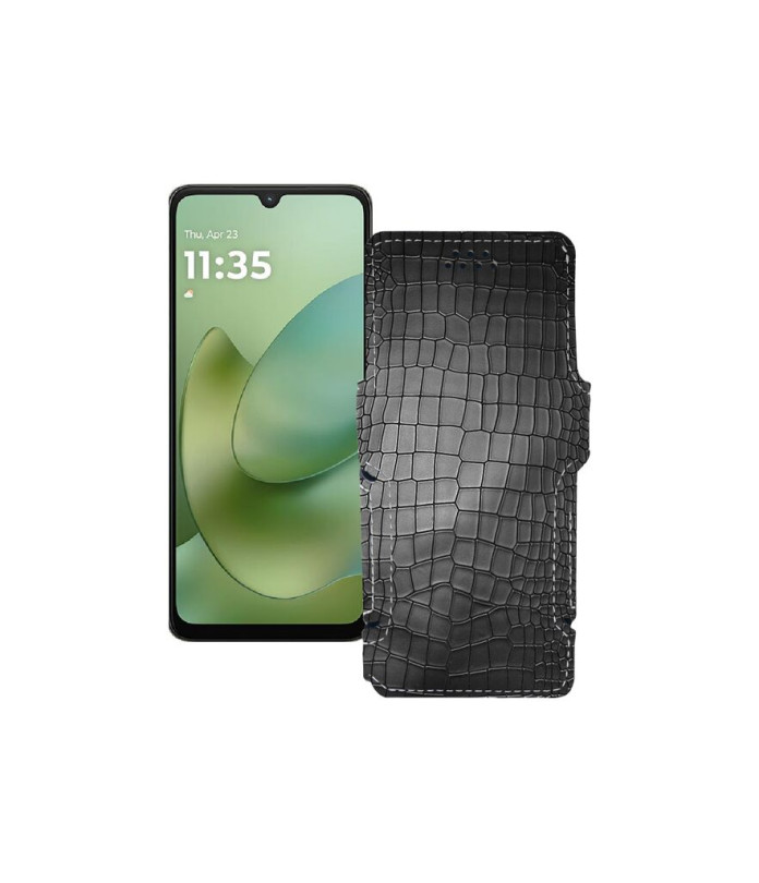 Чохол-книжка з екошкіри для телефону Motorola Moto G06