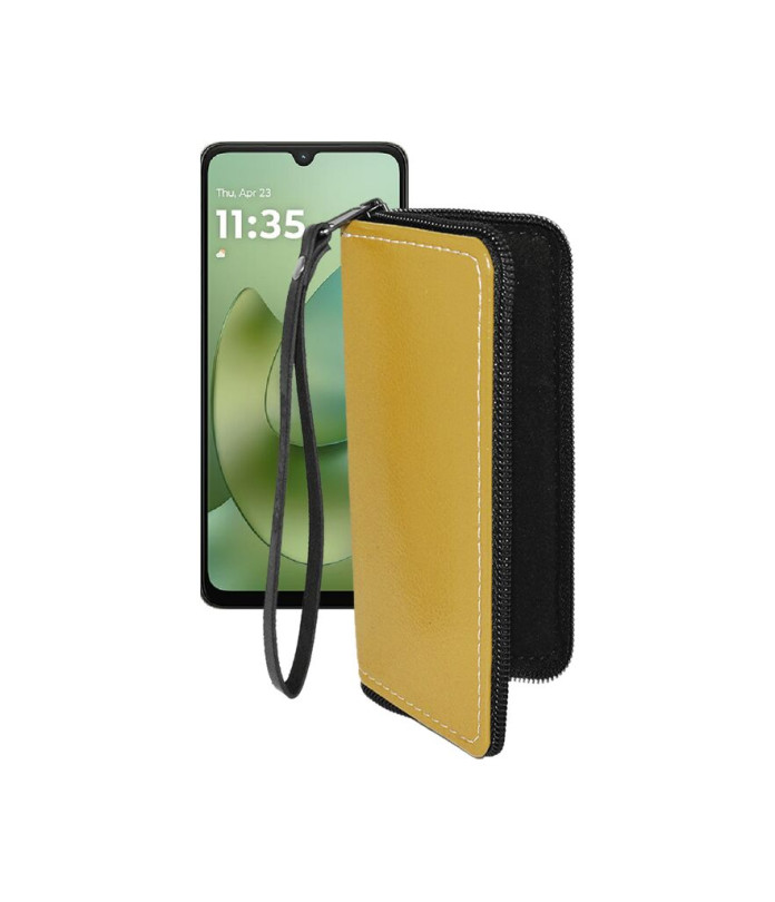 Чохол-гаманець з екошкіри для телефону Motorola Moto G06